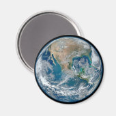 Voller Erde mit Nordamerika und Mexiko. Magnet (Vorderseite/Rückseite)