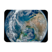 Voller Erde mit Nordamerika und Mexiko. Magnet (Horizontal)