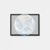 Voller Erde mit Nordamerika und Mexiko. Post-it Klebezettel (Vorderseite)