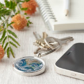 Voller Erde mit Nordamerika und Mexiko. Schlüsselanhänger (Seite)