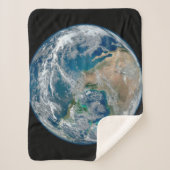 Voller Erde mit Nordamerika und Mexiko. Sherpadecke (Vorderseite)