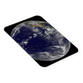 Voller Erde mit verschiedenen tropischen Stürmen. Magnet (Rechte Seite)