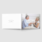 Voller Foto Weißer Faden zum Jahrestag Gästebuch (Voll)