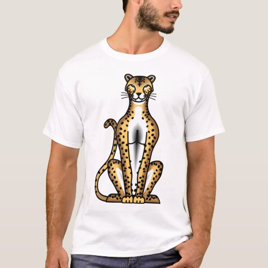 Voller Gepard T-Shirt (Vorderseite)
