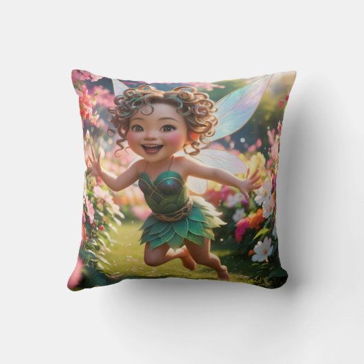 Voller Glückseligkeit Kissen (Rückseite)