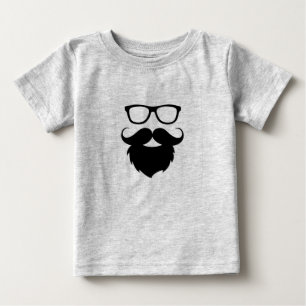 Voller Ground Funny Beard Man Baby T-shirt
