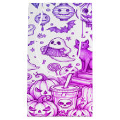 Voller Halloween-Hintergrund Kleine Geschenktüte (Vorderseite)