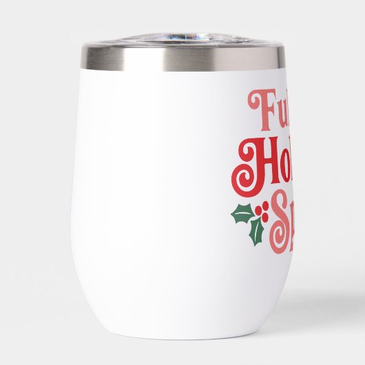 Voller Holiday Spirit - festliche Typografie (Vorderseite)