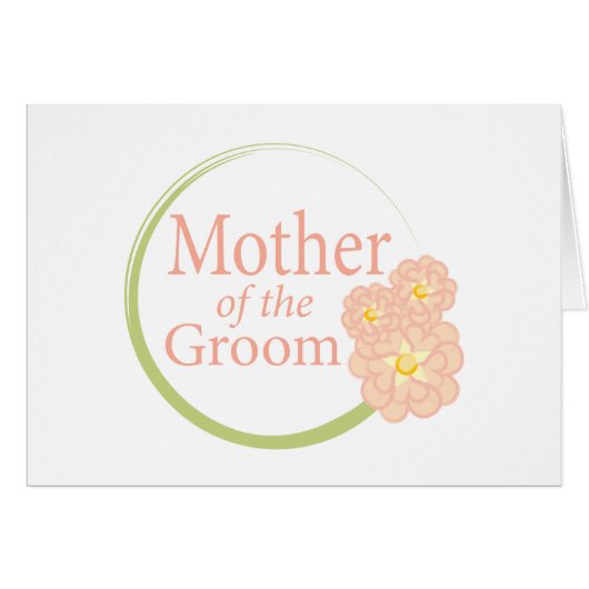 Voller Kreis-Blumenmutter des Bräutigams (Vorderseite (Horizontal))