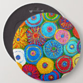 Voller Kreis-Knopf Button (Vorne & Hinten)