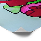 Voller meiner Marie Gage Abstrakt Fine Art Poster (Ecke)