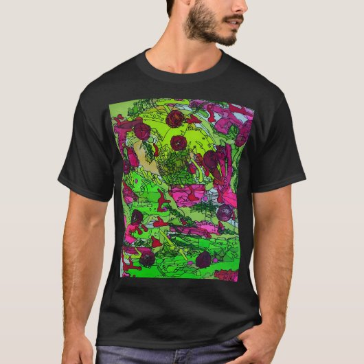 Voller meiner Marie Gage Abstrakt Fine Art T-Shirt (Vorderseite)