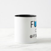 Voller Optimismus - OPTIMISTISCH Tasse (Zentrum)