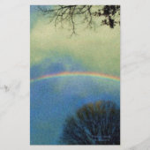Voller Regenbogen im Seurat-Stil Briefpapier (Vorderseite)