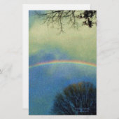 Voller Regenbogen im Seurat-Stil Briefpapier (Vorne/Hinten)