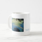 Voller Regenbogen im Seurat-Stil Kaffeetasse (Vorderseite Links)