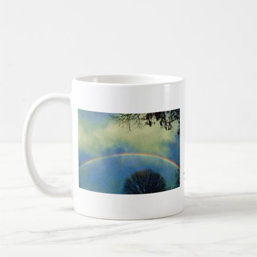 Voller Regenbogen im Seurat-Stil Kaffeetasse (Links)
