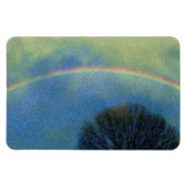 Voller Regenbogen im Seurat-Stil Magnet (Horizontal)