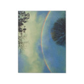 Voller Regenbogen im Seurat-Stil Notizblock (Rotiert)