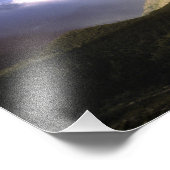 Voller Regenbogen und stürmischer Himmel über Grin Fotodruck (Ecke)