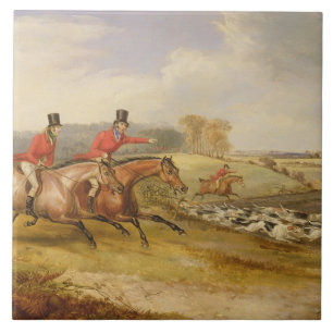 Voller Schrei, der Hall des Junggesellen, 1835 (Öl Fliese