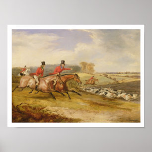 Voller Schrei, der Hall des Junggesellen, 1835 (Öl Poster