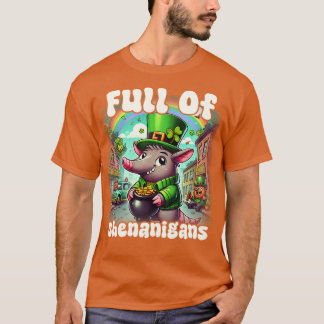 Voller Shenanigans Aardvark St Patricks Day T-Shirt