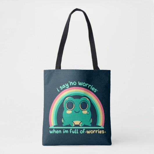 Voller Sorgen Tasche (Vorderseite)
