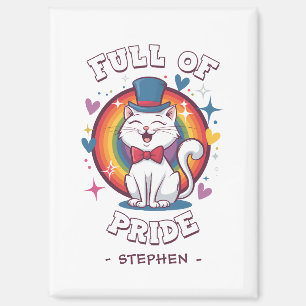 Voller Stolz LGBTQ Cat Pride Magnet