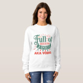 Voller Urlaubsstimmung aka vodka Weihnachten Sweatshirt (Vorne ganz)