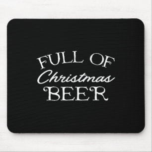 Voller Weihnachtsbär Mousepad