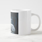 Voller Wolf-Mond Jumbo-Tasse (Rechts)
