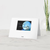 Voller Wolf-Mond Karte (Rückseite)