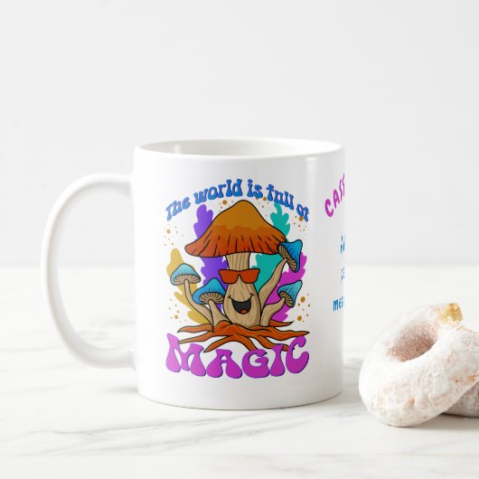 Voller Zauberkunst Kaffeetasse (Mit Donut)