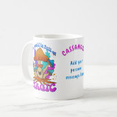 Voller Zauberkunst Kaffeetasse (Vorderseite Links)