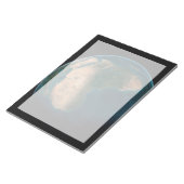 Vollerde aus dem Weltraum über dem afrikanischen K Notizblock (angewinkelt)