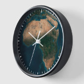 Vollerde aus dem Weltraum über dem afrikanischen K Uhr (Winkel)