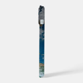 Vollerde mit Nord- und Südamerika. iPhone 15 Hülle (Linke Seite)