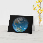 Vollerde mit Nord- und Südamerika. Karte (Gelbe Blume)