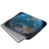 Vollerde mit Nord- und Südamerika. Laptopschutzhülle (Vorne Knopf)