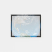 Vollerde mit Nord- und Südamerika. Post-it Klebezettel (Vorderseite)