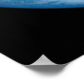 Vollerde mit Nord- und Südamerika. Poster (Ecke)