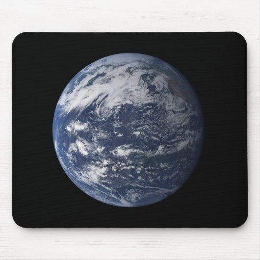 Vollerde zentriert über den Pazifik Mousepad (Vorne)