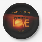 Vollernte Mondhochzeit Pappteller (Vorderseite)