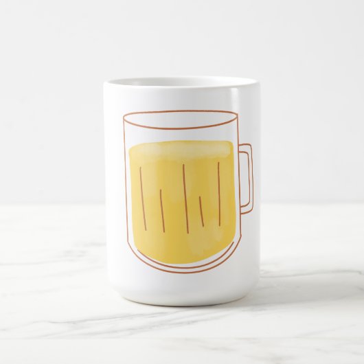 Volles Bierglas Kaffeetasse (Mittel)