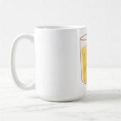 Volles Bierglas Kaffeetasse (Links)