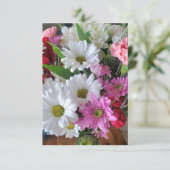 Volles Blut Vielen Dank Grußkarte Dankeskarte (Stehend Vorderseite)