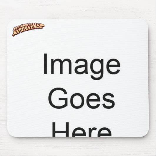 volles body_placeholder, superhero_logo mousepad (Vorne)