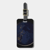 Volles Erdreich mit Stadtlampen Gepäckanhänger (Vorderseite vertikal)