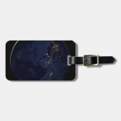 Volles Erdreich mit Stadtlampen Gepäckanhänger (Vorderseite horizontal)